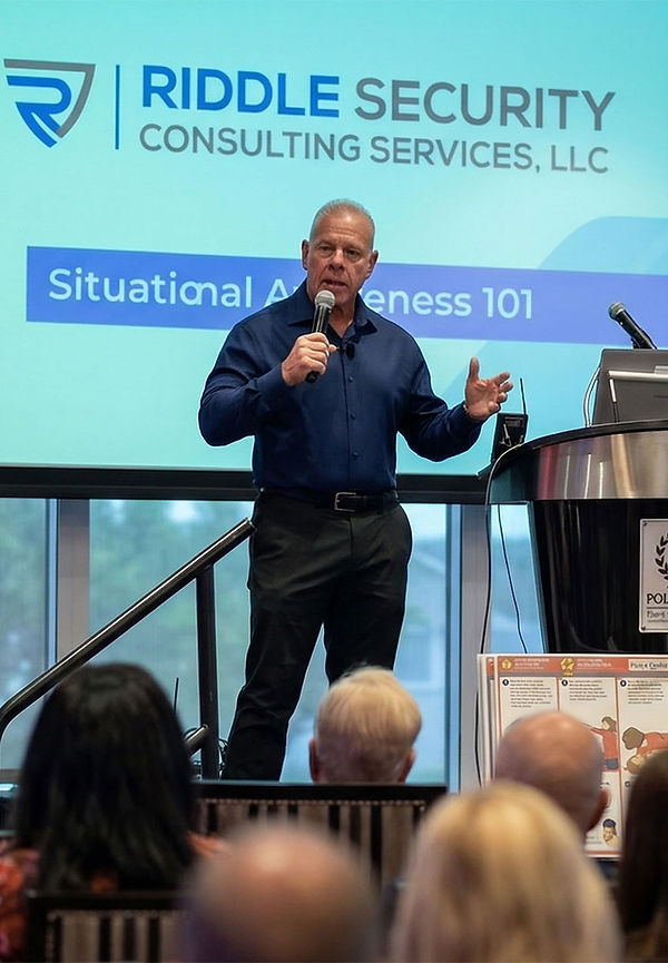 John Riddle — Keynote Speaker & Security Consultant