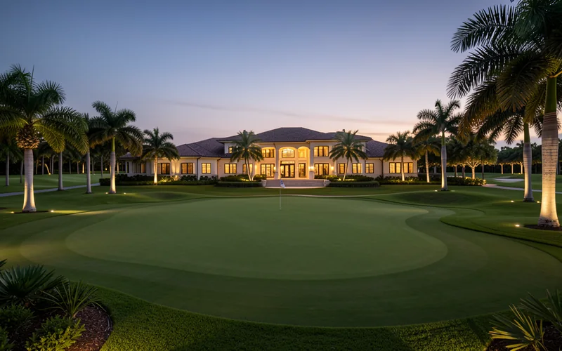 Luxury home on a golf and country club property